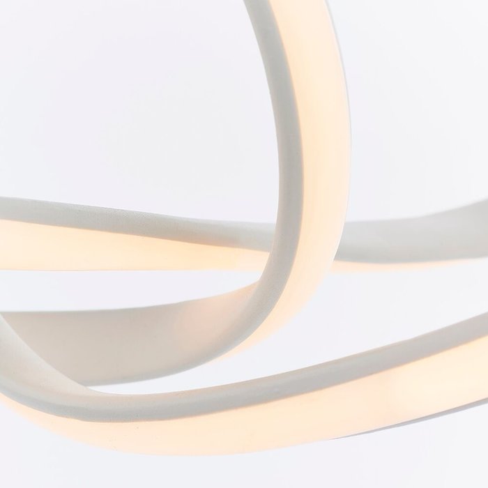 Loop - LED Feature Pendant - Matt White