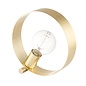 Hoop - Brushed Brass Minimalist Table Lamp