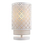 Chalk White & Grey Table Lamp