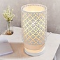 Chalk White & Grey Table Lamp