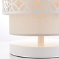 Chalk White & Grey Table Lamp