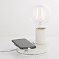 Matt White USB Mini Table Lamp