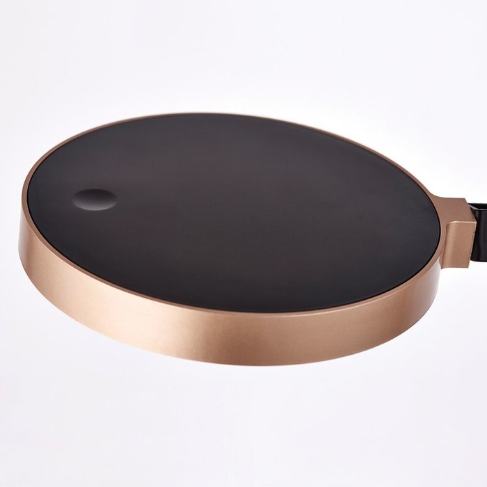 Matt Gold & Black LED Reading Lamp