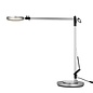 Metallic Silver & Black Reading Lamp