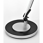 Metallic Silver & Black Reading Lamp