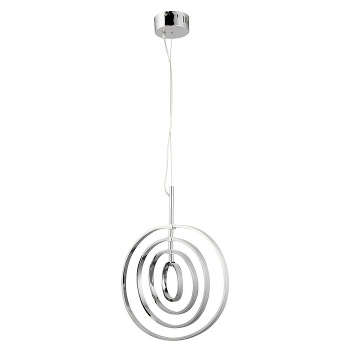 LED Hoop Feature Pendant - Polished Chrome