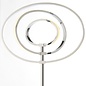 LED Hoop Floor Lamp - Polished Chrome