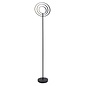 LED Hoop Floor Lamp - Black