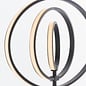 LED Hoop Floor Lamp - Black