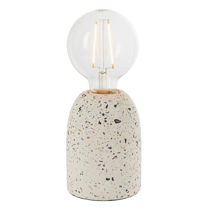 White Terrazzo Table Lamp