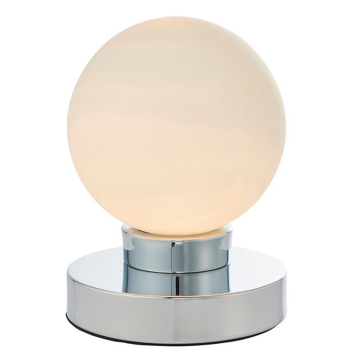 Robert - Chrome Globe Touch Table Lamp