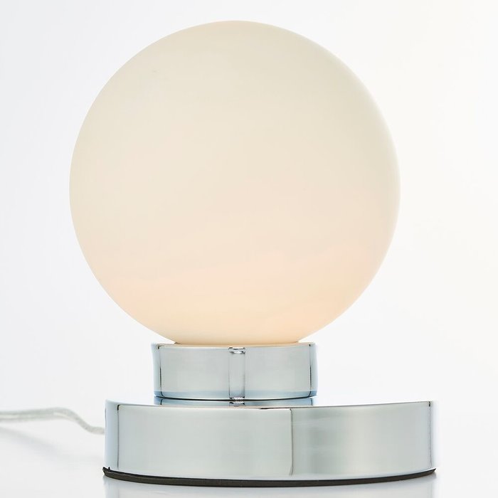 Robert - Chrome Globe Touch Table Lamp