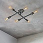 Industrial Pipe Semi Flush Ceiling Light