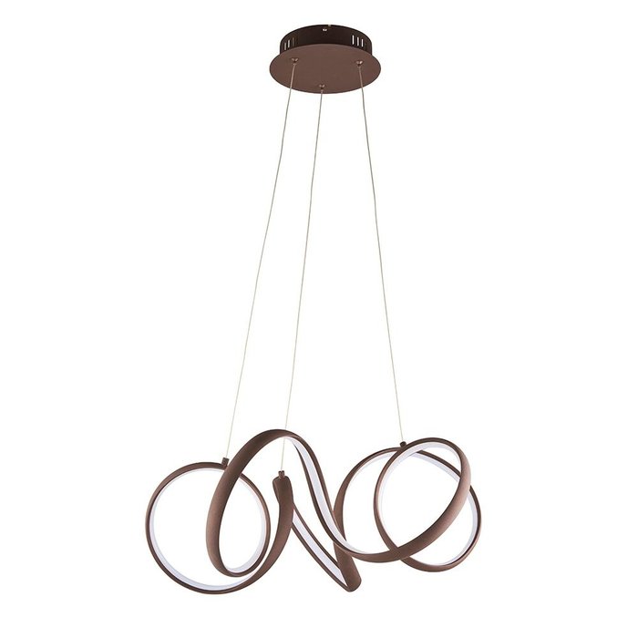 Organic LED Feature Pendant - Textured Coffee Finish - Small