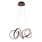 Organic LED Feature Pendant - Textured Coffee Finish - Small