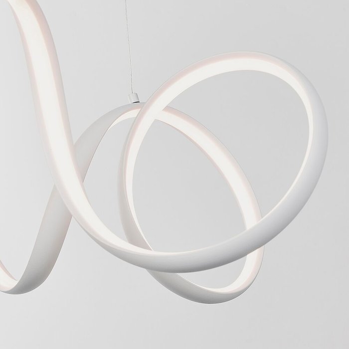 Organic LED Feature Pendant - Sand White - Small
