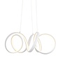 Organic LED Feature Pendant - Sand White - Small