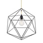 Large Geometric Pendant - Black