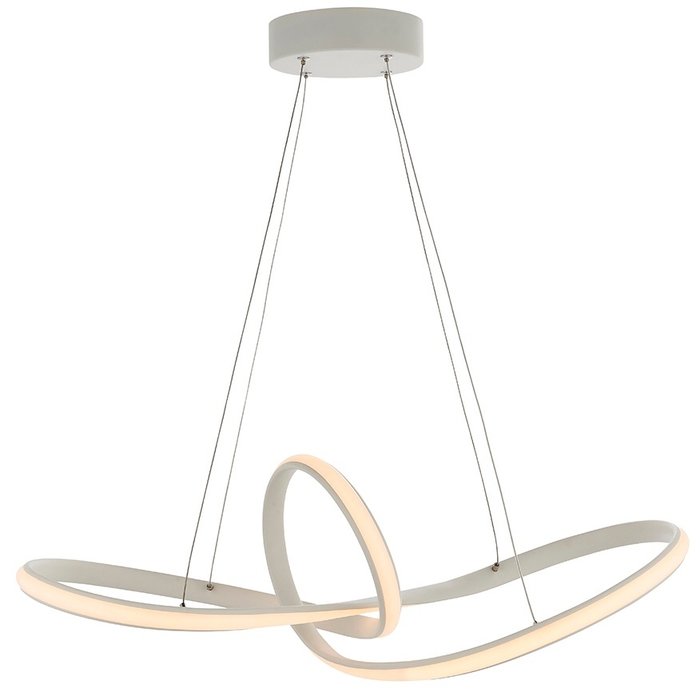 Loop - LED Feature Pendant - Matt White