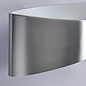 Polished Aluminium & White Modern LED Wall Light