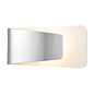 Polished Aluminium & White Modern LED Wall Light