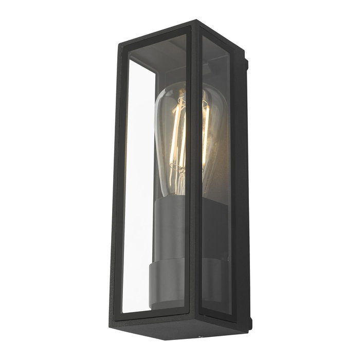 Box - Black Industrial Wall Light - IP65