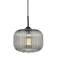 Dusk - Smoked Ribbed Glass Modern Pendant Light