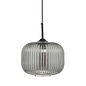 Dusk - Smoked Ribbed Glass Modern Pendant Light