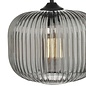 Dusk - Smoked Ribbed Glass Modern Pendant Light