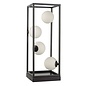 Sio - Matt Black & Opal Glass Table Lamp