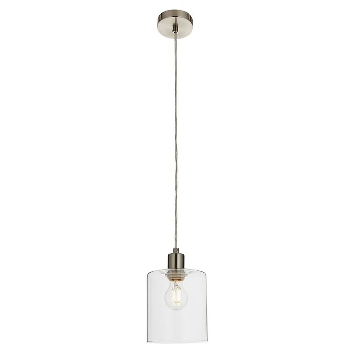 Niko - Contemporary Glass & Brushed Nickel Pendant