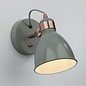 Nordic - Gloss Grey & Copper Wall Light