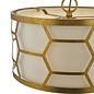 Esteem - Modern Gold Leaf Drum Feature Light