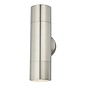 Ortex - Brushed Aluminium Outdoor Up & Down Wall Light