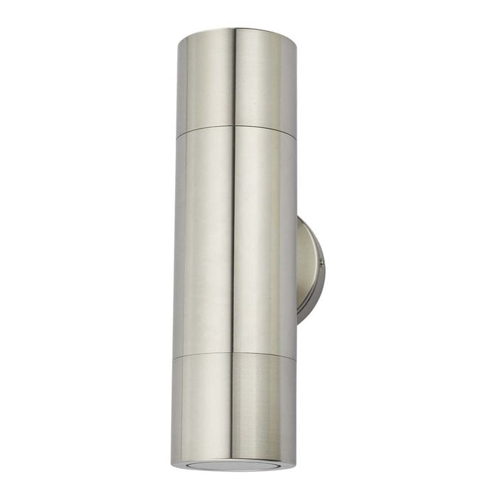 Ortex - Brushed Aluminium Outdoor Up & Down Wall Light