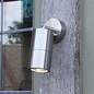 Ortex - Brushed Aluminium Outdoor Down Wall Light