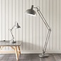 Retro Angled Table Lamp - Grey