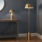 Mid Century Brass Dome Floor Lamp