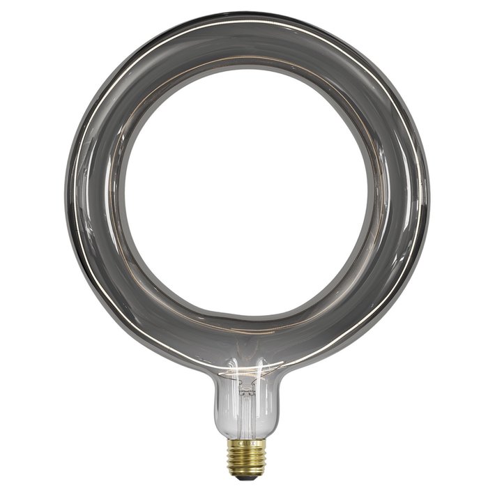 Decorative Hoop LED Light Bulb - Titanium