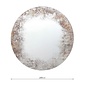 Artemis - Distressed Foxed Round Mirror