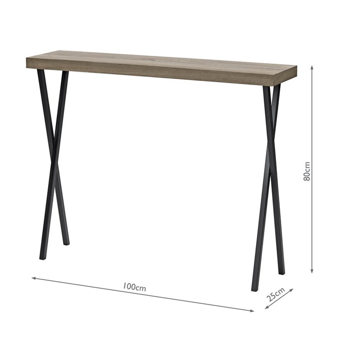 Vienna - Console Table - Oak Style Veneer