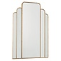 Calais - Modern Art Deco Gold Mirror