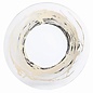 Adria - Clear Glass Gold & Silver Foil Artwork Round Mirror