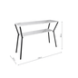 Demeter - White Marble Console Table