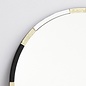 Galdot - Large Round Gold & Black Mirror