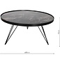 Titan - Mid Century Dark Grey Stone Coffee Table