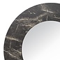 Cuban - Dark Marble Effect Large Round Mirror