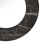 Cuban - Dark Marble Effect Large Round Mirror