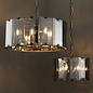 Bevel - Smoked Glass Grey Feature Light