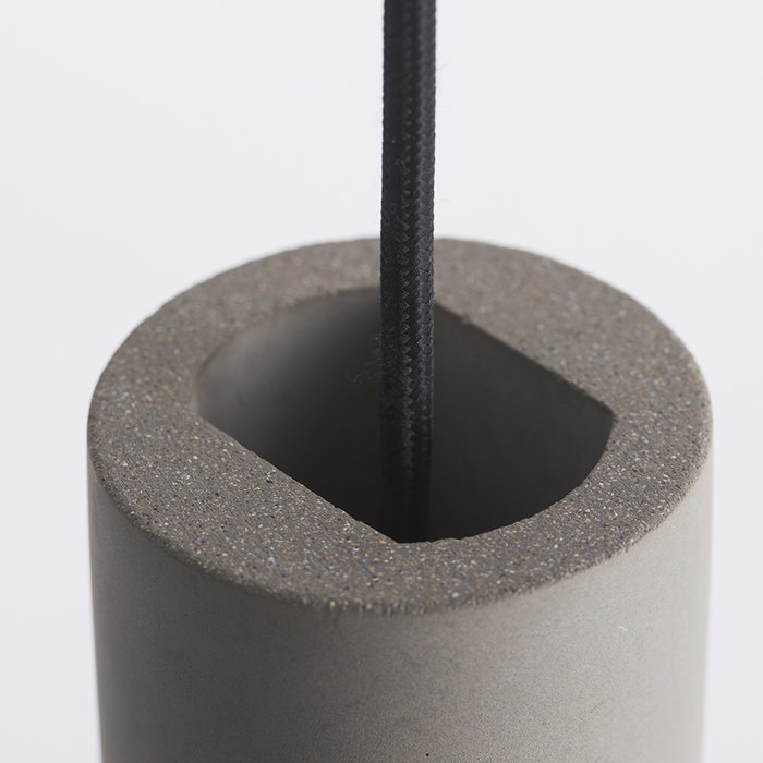 Orion - Minimalist Grey Concrete Pendant